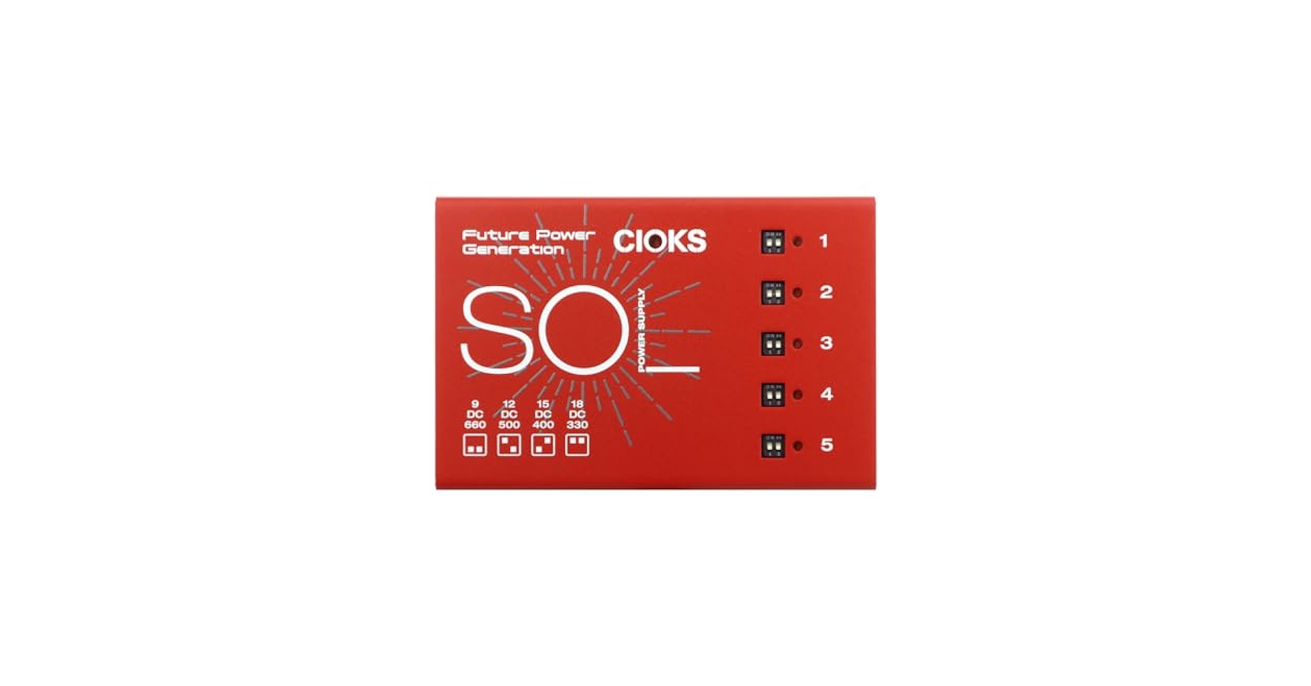 最終価格　CIOKS SOL / パワーサプライ 並行輸入品】 CIOKS SOL Pedal Power Supply : インター